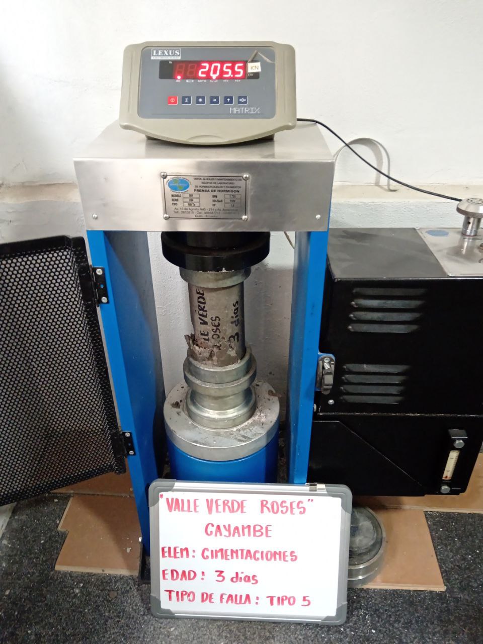 Control de Calidad en Hormigón 1